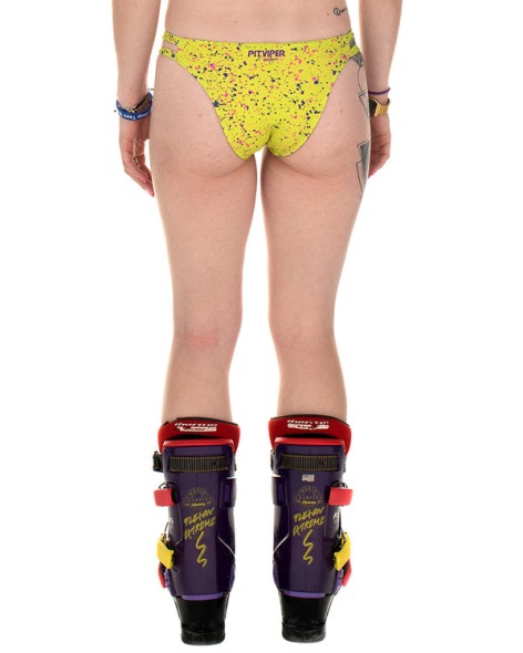1993 Splatter Parte Inferior Do Biquíni Pit Viper