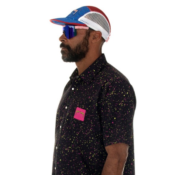 Chapéu Super Mesh De Fita Azul Pit Viper