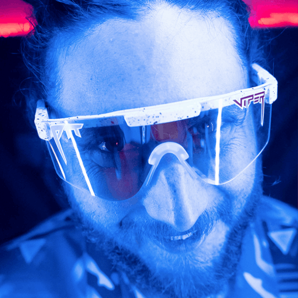 Merika Night Shades óculos De Sol Pit Viper De Largura Dupla Pit Viper