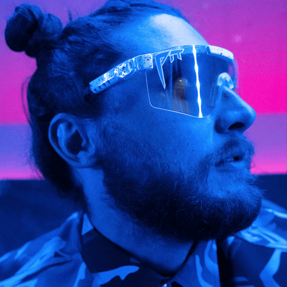 Merika Night Shades óculos De Sol Pit Viper De Largura Dupla Pit Viper